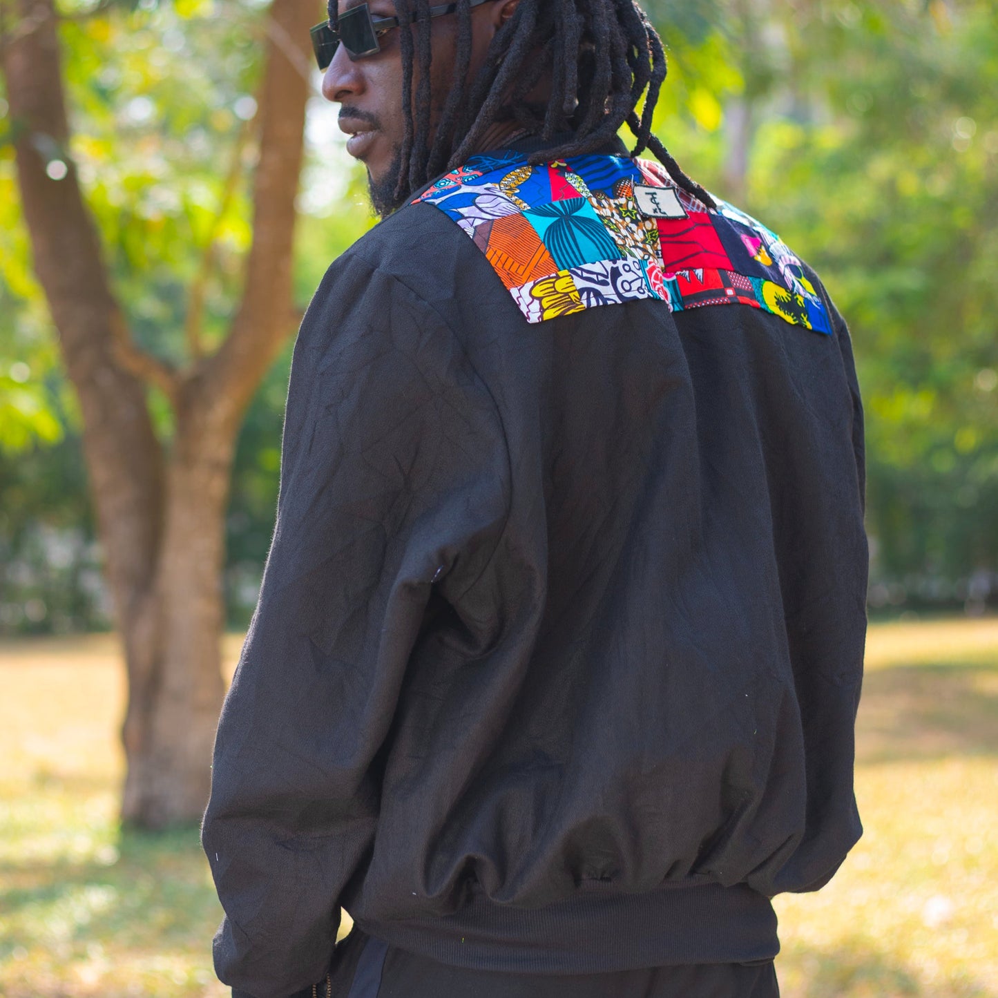 Men's patchwork unique jacket Mazin - L